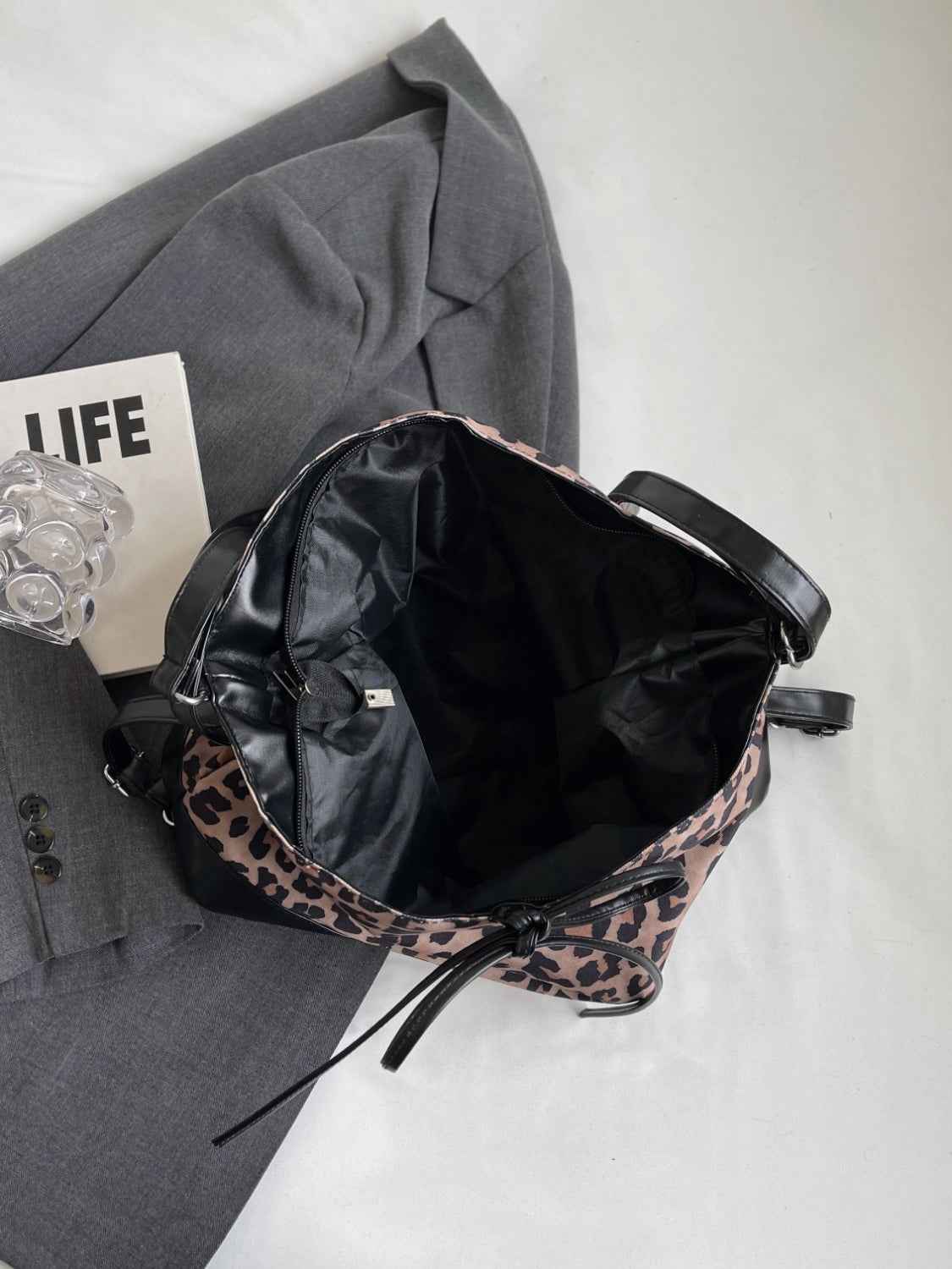 Leopard Dual Purpose Crossbody Bag - Damned Threads